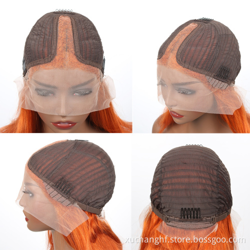 Xuchang #350 highlight raw brazilian bob hair wig vendors short bob human hair wigs, preplucked human hair lace frontal wig